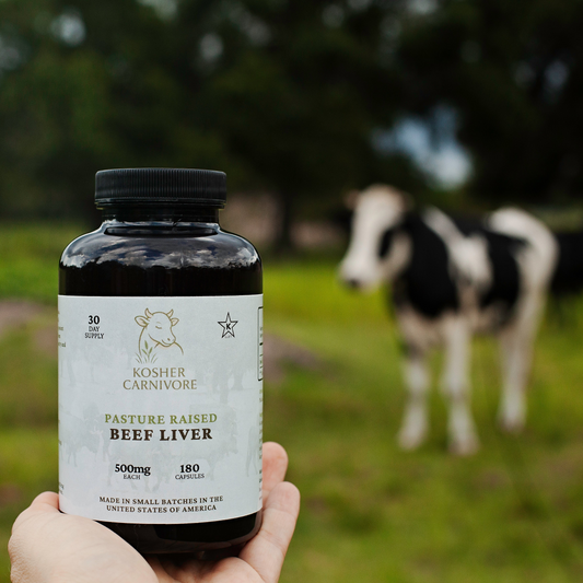 Kosher Pasture Raised Beef Liver Capsules