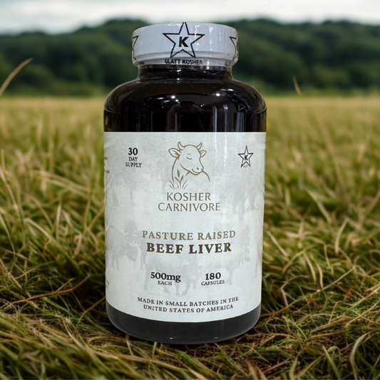 Kosher Pasture Raised Beef Liver Capsules